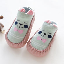 Load image into Gallery viewer, 0-1-3 Years Old Spring Autumn Winter Infant Funny Socks Baby Socks Non-slip Floor Socks Leather Sole Cartoon Cotton Baby Socks