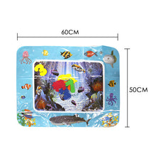 Load image into Gallery viewer, Inflatable Infants Tummy Time Activity Mat Baby Play Water Mat Toys for Kids Mat Summer Swimming Beach Pool Game Baby Gyms Mat