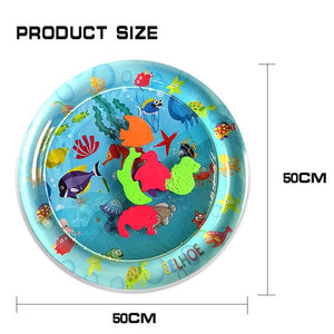 Inflatable Infants Tummy Time Activity Mat Baby Play Water Mat Toys for Kids Mat Summer Swimming Beach Pool Game Baby Gyms Mat