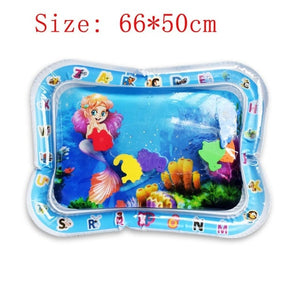 Inflatable Infants Tummy Time Activity Mat Baby Play Water Mat Toys for Kids Mat Summer Swimming Beach Pool Game Baby Gyms Mat