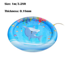 Load image into Gallery viewer, Inflatable Infants Tummy Time Activity Mat Baby Play Water Mat Toys for Kids Mat Summer Swimming Beach Pool Game Baby Gyms Mat