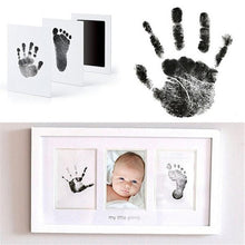 Load image into Gallery viewer, Newborn Baby Handprint Footprint Oil Pad Painting Ink Pad Photo Hand Foot Print Pad Wonderful Souvenir